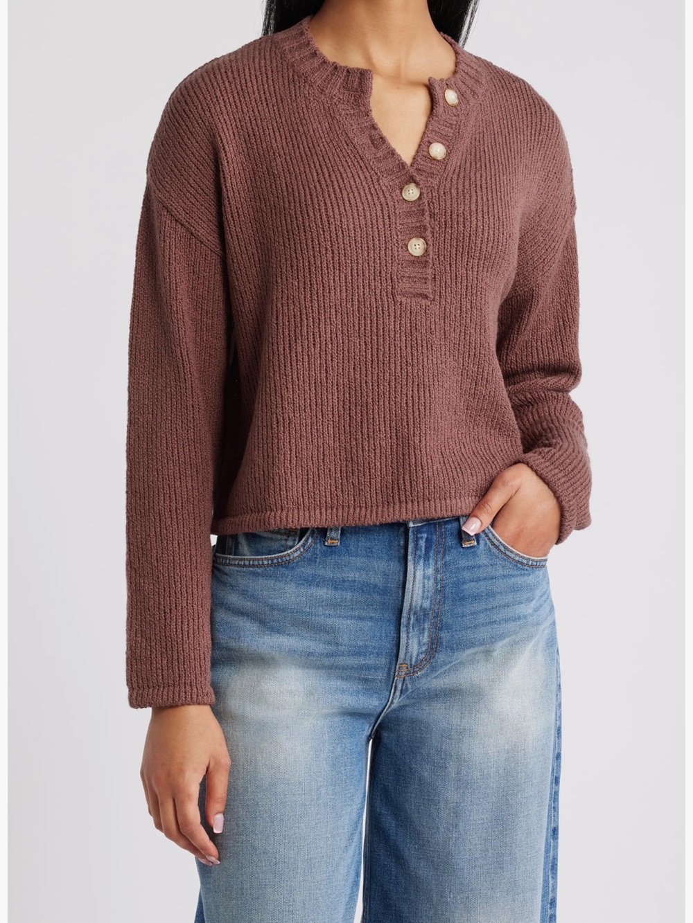 Billabong Shallow Waters Cotton Blend Sweater - Picture 4 of 6